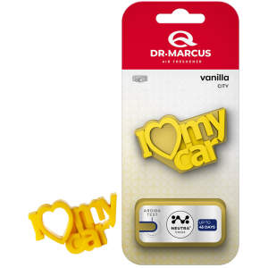 Afbeelding van Dr. Marcus CITY IK HOU VAN MIJN AUTO VANILLA Luchtverfrisser 1 Stuks [DRM76933] - 01 DRM76933 web