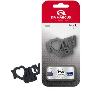 Afbeelding van Dr. Marcus CITY IK HOU VAN MIJN AUTO ZWARTE luchtverfrisser 1 Stuks [DRM76937] - 01 DRM76937 web