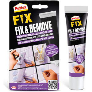 Afbeelding van Pattex Fix & Remove vloeibare lijm – verwijderbaar – 44 g 1 Stuks [H3042941] - 01 H3042941 web