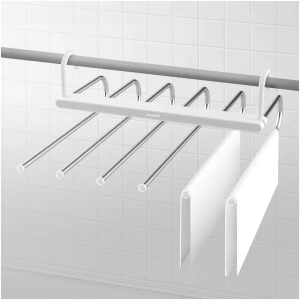 Afbeelding van Broekenhanger 6-Laags – Ruimtebesparende Pantalon Hanger voor Kast – Metalen Kast Organizer [BW2028] -