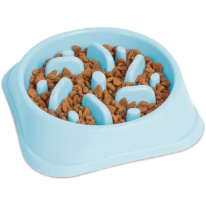 Afbeelding van Slow Feeder Hond – Anti Schrokbak Honden – Voerbak tegen Schrokken – Antislip – 20 cm – Blauw