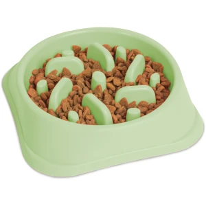 Afbeelding van Slow Feeder Hond – Anti Schrokbak Honden – Voerbak tegen Schrokken – 20 cm – Groen [60061C] - 12eb