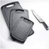 Afbeelding van 3x Snijplank - Set 3 Delig – BPA Vrij Kunststof Snijplanken – Antislip Handvaten – Met Lekrand –