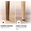 Afbeelding van 120x Premium Viltjes Stoelpoten - Zwart - Zelfklevend Anti Kras Meubelvilt voor Meubels - 120 stuks - Rond en