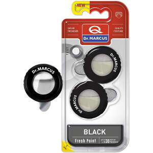 Afbeelding van Dr. Marcus Fresh Point Auto Luchtverfrisser Black – Compacte Geurverfrisser – Langdurige Werking –
