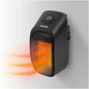 Afbeelding van Mini Heater 400W – Stopcontact Kachel – Elektrische Verwarming met LED Display – Zwart [BW2102] - 2527