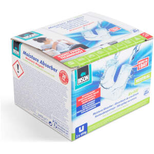 Afbeelding van Bison AirMax Navulling Ontvochtiger - Magnetische Tabletvorm - 2x450g - Reukloos - Anti-Schimmel - Voor 45