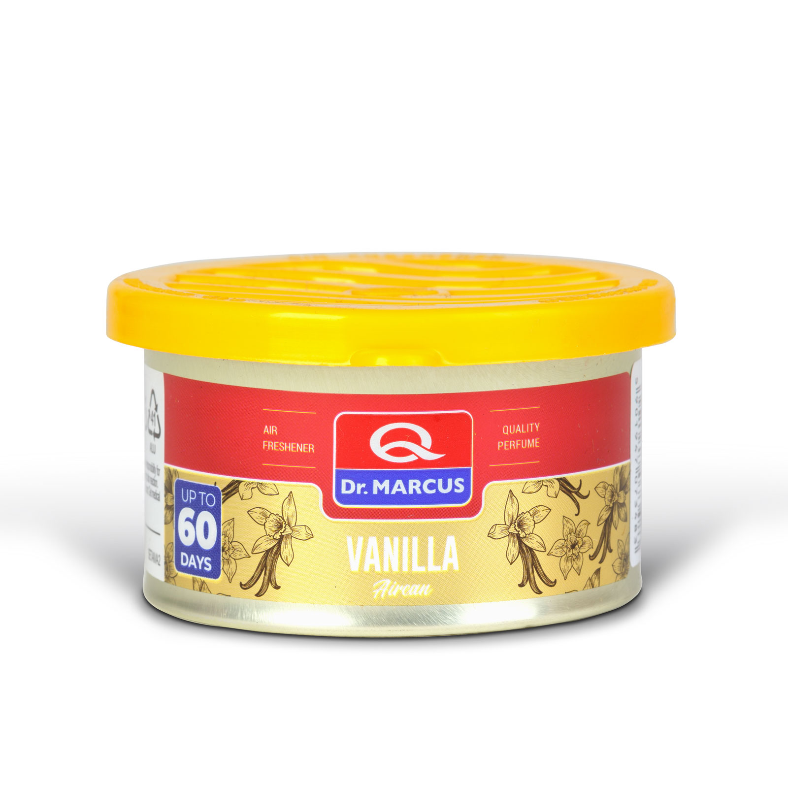 Afbeelding van Dr. Marcus Aircan Auto Luchtverfrisser Vanilla – Blikje – Zoete Vanillegeur – Langdurige Werking –