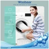 Afbeelding van HSXL - Antislipmat - 88x40CM - Incl. Netspons - Antislip Douchemat / Badmat Wit met Zuignappen – Mat voor
