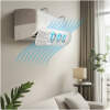 Afbeelding van Bewello - Windscherm voor Airco - Windgeleider Universeel 55 t/m 88 cm - (Met 3 Ventilatoren - Draaibaar +