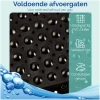 Afbeelding van HSXL - Antislipmat - 53x53CM - Incl. Netspons - Antislip Douchemat Zwart met Zuignappen – Anti Slip Douche
