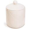 Afbeelding van Badkamer Opbergpot met Deksel – Beige – Ø10,5 x 13,7 cm – Resin Badkamer Organizer [BW3022E] - 3d86