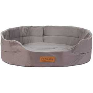 Afbeelding van Hondenmand – Zachte Hondenmand met Opstaande Rand – Hondenbed – 40 x 30 cm – Grijs [60046A] - 410f