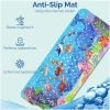 Afbeelding van HSXL - Antislipmat - 100x40CM - Incl. Netspons - Antislip Douchemat / Badmat voor Kinderen met Zuignappen –