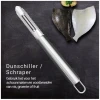 Afbeelding van Messenset met Messenblok – 7-delig – RVS Keukenmessen met Houder – Zwart/Zilver – Hakmes, Santoku