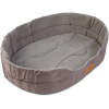 Afbeelding van Hondenmand – Zachte Hondenmand met Opstaande Rand – Hondenbed – 67 x 50 cm – Grijs [60046C] - 4525