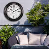 Afbeelding van Grote Wandklok 45 cm – Binnen/Buiten – Industrieel – Stil & Verlicht – Waterdicht – Met