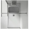 Afbeelding van HSXL - Antislipmat - 88x40CM - Incl. Netspons - Antislip Douchemat / Badmat Zwart met Zuignappen – Mat voor