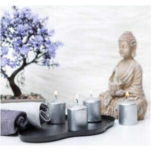 Afbeelding van Kaarsenset - zilver, ongeparfumeerd - 4 x 45 g 1 Stuks [58813C] - 49ae 2b55 4540 92b4 589cf5c04c46