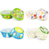 Afbeelding van Muffin Cups Pasen 100 Stuks – Cupcake Vormpjes 4 Designs – Bakvormpjes Papier – Bloemen & Vlinder