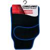 Afbeelding van Carguard Automatten Universeel 4-delig - Zwart met Blauwe Bies - Stoffen Vloermatten - Voor en Achter - 52c0
