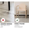 Afbeelding van 120x Premium Viltjes Stoelpoten - Zwart - Zelfklevend Anti Kras Meubelvilt voor Meubels - 120 stuks - Rond en