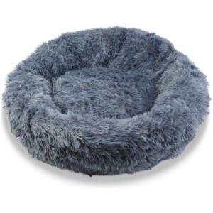 Afbeelding van Hondenmand Rond XL – Zachte Hondenmand met Opstaande Rand – Hondenbed – Ø80 cm – Grijs [60041C] -