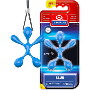 Afbeelding van Dr. Marcus Lucky Top Auto Luchtverfrisser Blue – Frisse Blauwe Geur – Langdurige Werking –