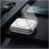Afbeelding van Draadloze Oplader 3-in-1 – Qi Charging Station voor iPhone, Apple Watch en AirPods – 15W – Wit [BW2063]