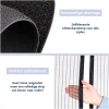 Afbeelding van HSXL Vliegengordijn voor Deur PRO - 100 x 210 cm - Zwart - Magnetische Hordeur - Zelfsluitend - Zonder Boren