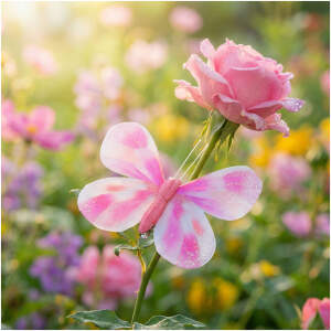 Afbeelding van Decoratie Vlinders met Clip 10 cm – 2 Stuks – Kleurrijke Vlinder Decoratie – Voor Bloemen, Planten