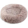 Afbeelding van Hondenmand Rond M – Zachte Hondenmand met Opstaande Rand – Hondenbed – Ø60 cm – Lichtbruin [60040A]