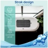 Afbeelding van HSXL - Antislipmat - 88x40CM - Incl. Netspons - Antislip Douchemat / Badmat Zwart met Zuignappen – Mat voor