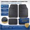 Afbeelding van Rubber Automatten Set 4 Stuks – Universeel – Antislip & Waterdicht – Zwart – Voor Auto Voor &