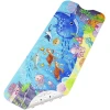 Afbeelding van HSXL - Antislipmat - 100x40CM - Incl. Netspons - Antislip Douchemat / Badmat voor Kinderen met Zuignappen –