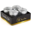Afbeelding van Kaarsenset - zilver, ongeparfumeerd - 4 x 45 g 1 Stuks [58813C] - 8961 fe50 40dd 8cb9 f4fb8cf0b60a