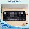 Afbeelding van HSXL - Antislipmat - 88x40CM - Incl. Netspons - Antislip Douchemat / Badmat Zwart met Zuignappen – Mat voor