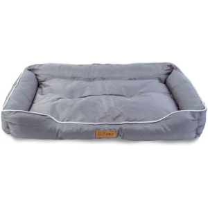 Afbeelding van Hondenmand – Comfortabel Hondenbed met Opstaande Rand – Hondenkussen – 48 x 35 cm – Grijs [60045B] -