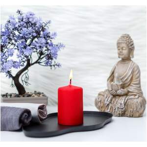 Afbeelding van Kaars - rood, ongeparfumeerd - 130 g 1 Stuks [58807A] - 98f0 ed00 4fea 84ce 45d577a95d95