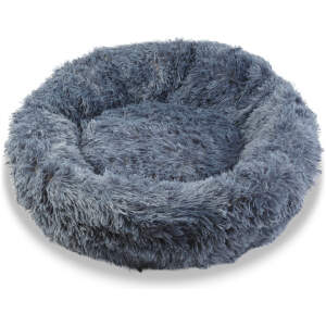 Afbeelding van Hondenmand Rond L – Zachte Hondenmand met Opstaande Rand – Hondenbed – Ø70 cm – Grijs [60041B] -