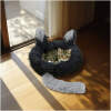 Afbeelding van Kattenmand Rond – Zachte Kattenmand met Opstaande Rand – Kattenbed – Ø40 cm – Zwart [60044A] - af35
