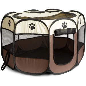Afbeelding van Opvouwbare Binnenkennel voor Honden - Opvouwbare Hondenbench – Reisbench voor Hond – Binnenbench met Rits