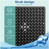 Afbeelding van HSXL - Antislipmat - 53x53CM - Incl. Netspons - Antislip Douchemat Zwart met Zuignappen – Anti Slip Douche