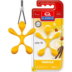Afbeelding van Dr. Marcus Lucky Top Auto Luchtverfrisser Vanilla – Zoete Vanillegeur – Langdurige Werking –