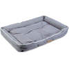 Afbeelding van Hondenmand – Comfortabel Hondenbed met Opstaande Rand – Hondenkussen – 87 x 59 cm – Grijs [60045D] -