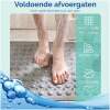 Afbeelding van HSXL - Antislipmat - 70x40CM - Incl. Netspons - Antislip Douchemat / Badmat Grijs *Massage door