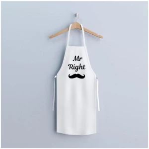 Afbeelding van Keukenschort - "Mr. Right" - 80 x 70 cm - 200 g/m² 1 Stuks [DA00282A] - cd72 b62e 4dc3 994e