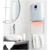 Afbeelding van Badkamer Verwarming – Wand Heater met Handdoekhouder – Thermostaat – Wit- 800/2000W - LED Display -
