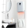 Afbeelding van Badkamer Verwarming – Wand Heater met Handdoekhouder – Thermostaat – Wit- 800/2000W - LED Display -
