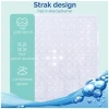 Afbeelding van HSXL - Antislipmat - 53x53CM - Incl. Netspons - Antislip Douchemat Wit met Zuignappen – Anti Slip Douche